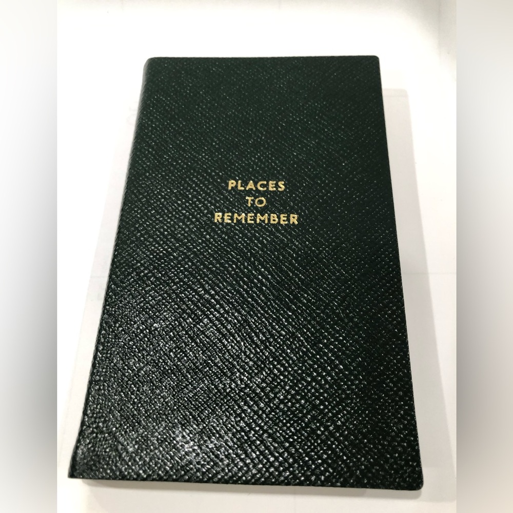 The Smythson of Bond Street "Places to Remember"luxury, pocket-sized notebook